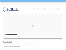 Tablet Screenshot of cifcilergayrimenkul.com